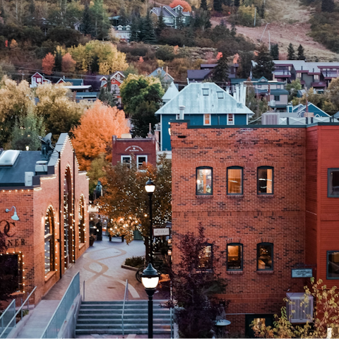 Reach historic Main Street, just a short drive away