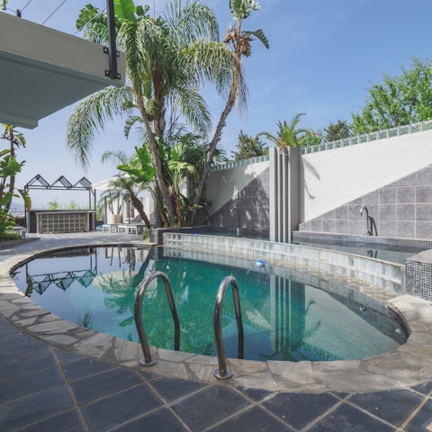 Cool off in the refreshing outdoor pool