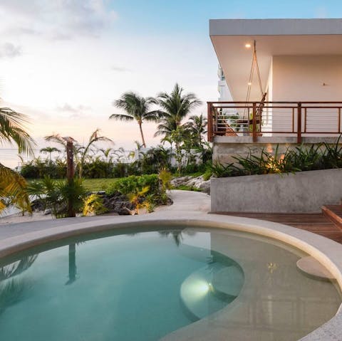 Cool off by the pool and marvel at the spectacular views