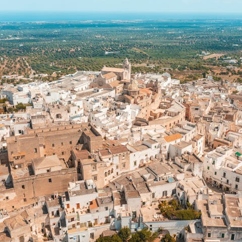 Explore the sun-soaked towns of Puglia