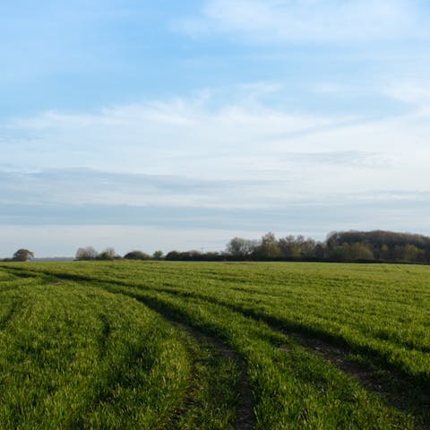 Stay in the Sussex countryside, within walking distance from Bodiam castle