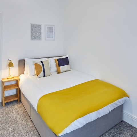 Get a good night's rest in the comfy bedrooms