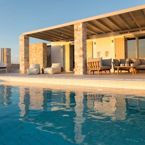 Wake yourself up with a morning dip in the pool