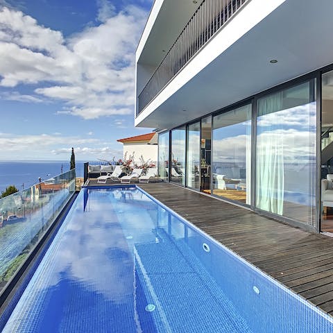 Go for a refreshing dip in the pool