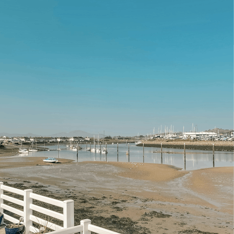 Enjoy leisurely strolls through the pretty town of Pwllheli