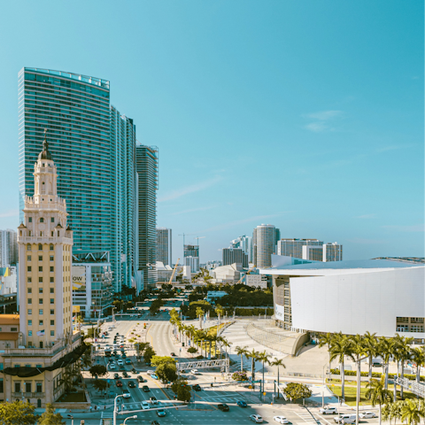 Explore all the attractions of downtown Miami