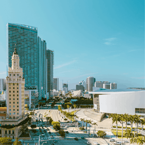 Explore all the attractions of downtown Miami