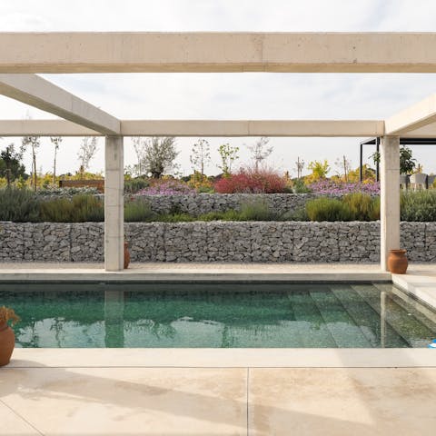 Ease into the day with a few leisurely laps in the outdoor pool