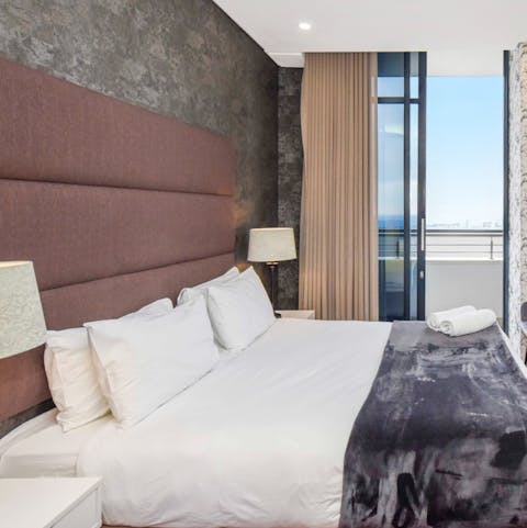 Get a good night's rest in the comfy bed