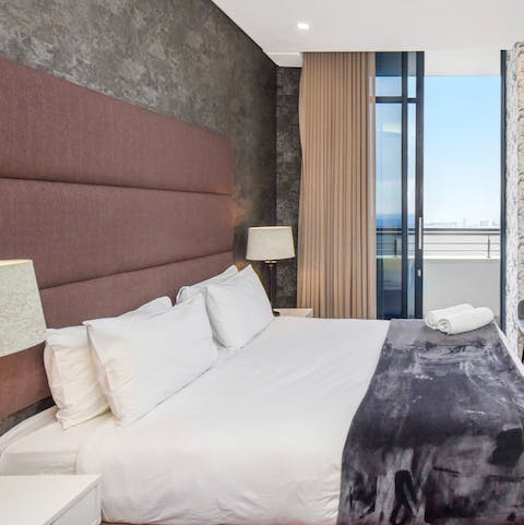 Get a good night's rest in the comfy bed