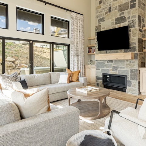 Light the gas fire and curl up with a hot cocoa