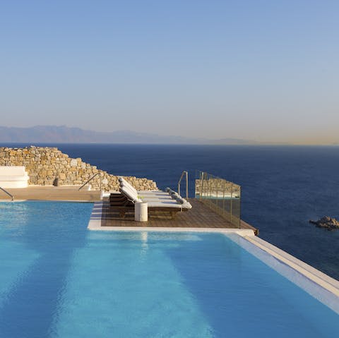 Dip in and out of the immaculate pool