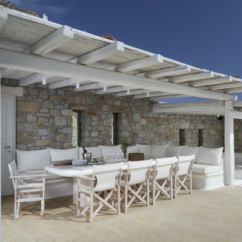 Indulge in al fresco dining no matter the weather