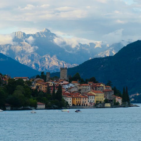 Explore the pretty town of Menaggio, just 3.5 kilometres away