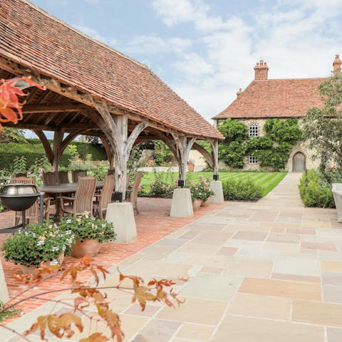 Enjoy blissful afternoons relaxing in the garden