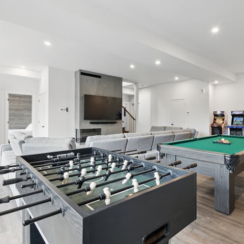 Unwind in the afternoon by having fun in the games room