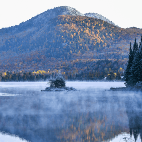 Spend a day skiing or hiking in Tremblant National Park