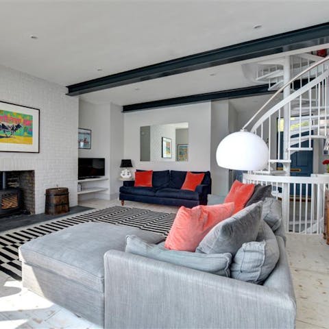 Enjoy a home which combines novel design features with modern flair