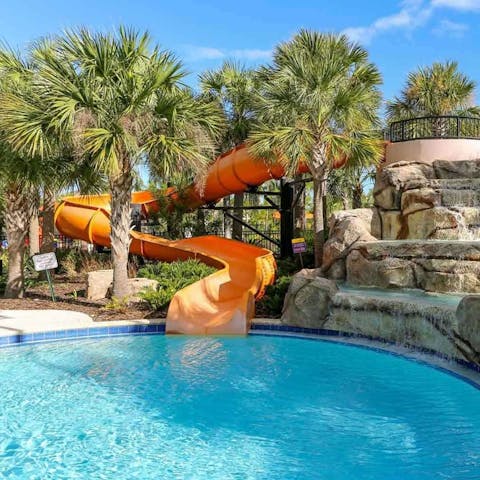 Make a splash in the resort's lazy river