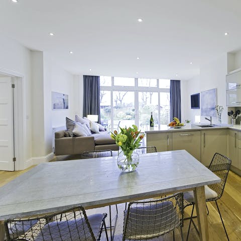 Serve up homemade meals at the dining area