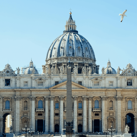 Catch the metro to the Vatican in just ten minutes