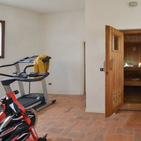 Keep on top of your fitness routine at the home gym