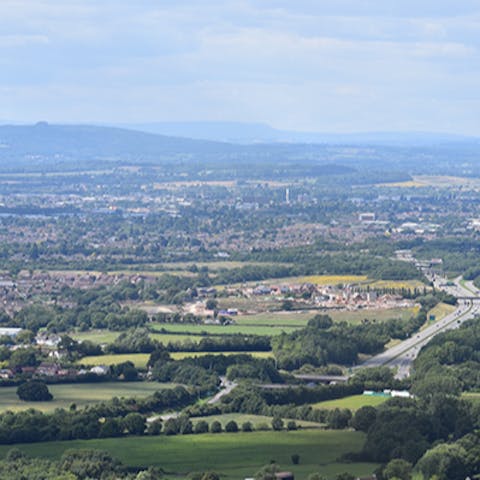 Soak up the delights of charming Cheltenham, less than ten minutes away by car