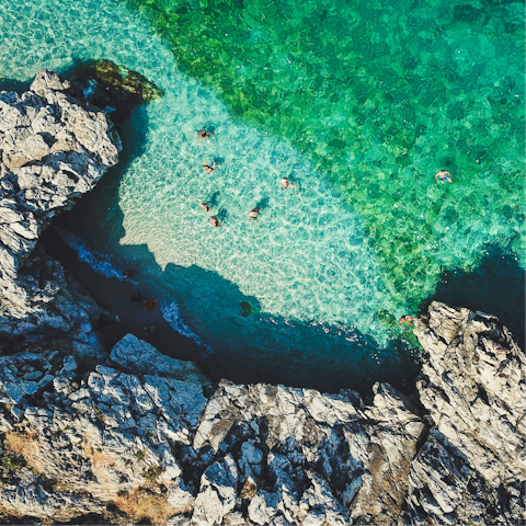 Pack a beach bag and explore the beautiful coast of Sicily