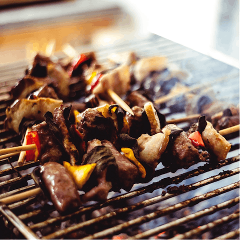 Cook like a local on the home's barbecue