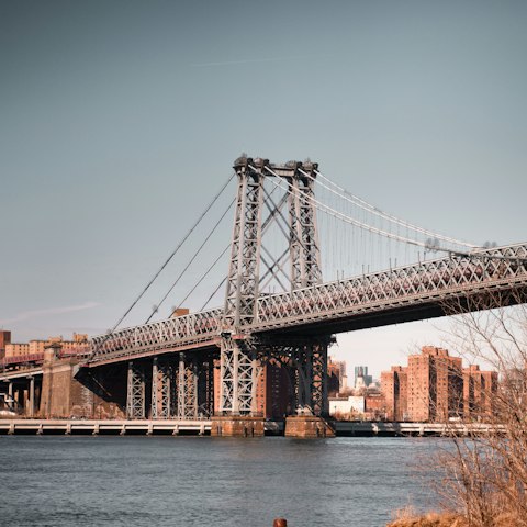 Stay in Williamsburg, just across the river from Manhattan