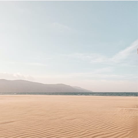 Stay just a five-minute drive from the relaxing Milatos Beach