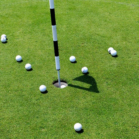 Play a round at San Lorenzo Golf Course, a fifteen-minute drive from this home