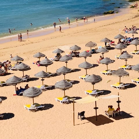 Spend the day on the Blue Flag Ancao Beach, a seven-minute ride or twenty-five-minute walk away