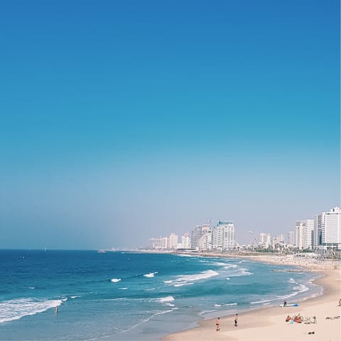 Stay in the heart of Tel Aviv, just a short distance from the beach