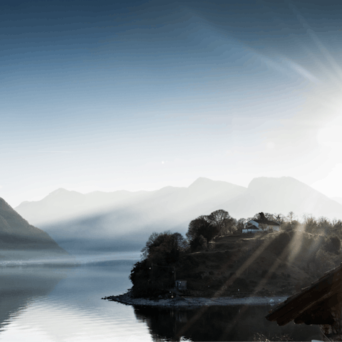 Explore Lake Como by boat – there's a private dock here