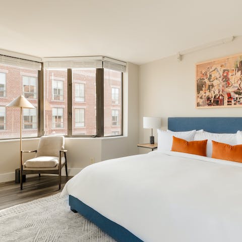 Enjoy a moment of peace and quiet before beginning your day