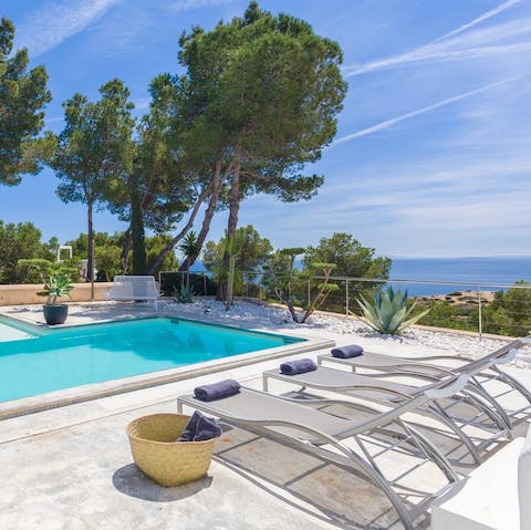 Experience true bliss by the gorgeous pool