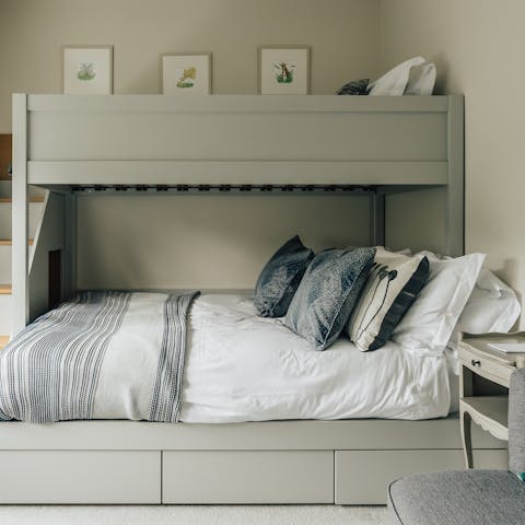 Give the kids their own room with the bunk-bed double