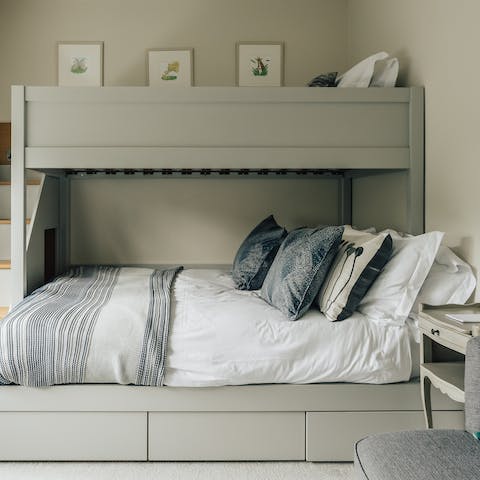 Give the kids their own room with the bunk-bed double
