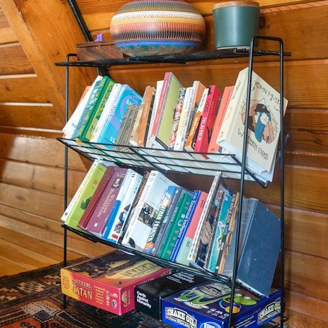 Select your next novel from the mini library