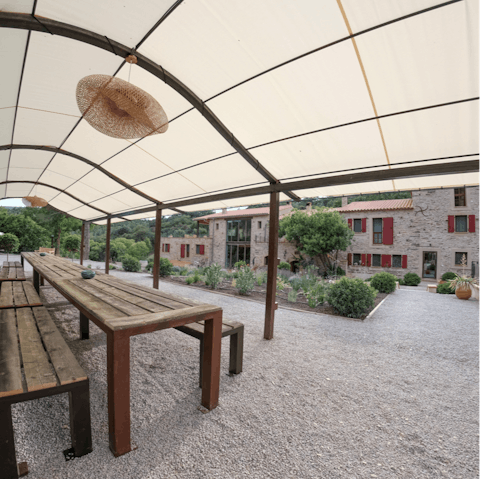 Spend your afternoons picking fresh vegetables and herbs from your garden