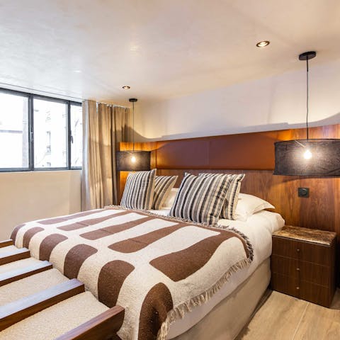 Drift off to sleep in the boutique-style bedrooms