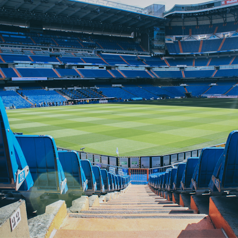 Watch a Real Madrid game at the Santiago Bernabéu Stadium