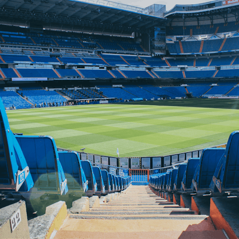 Watch a Real Madrid game at the Santiago Bernabéu Stadium