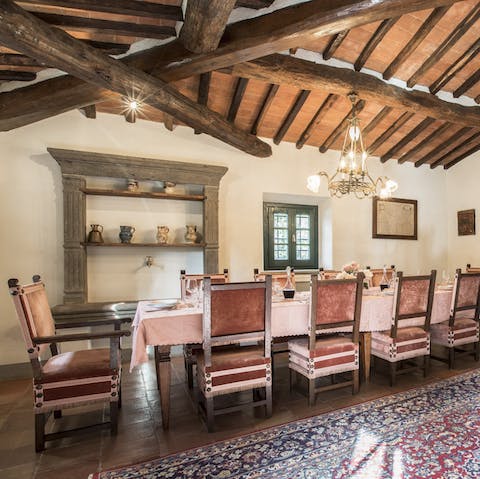 Serve up special meals in the grand dining hall