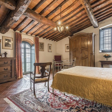 Fall in love with the historic home's period features and romantic bedrooms