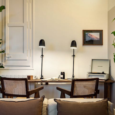 Work from home at the dedicated office space