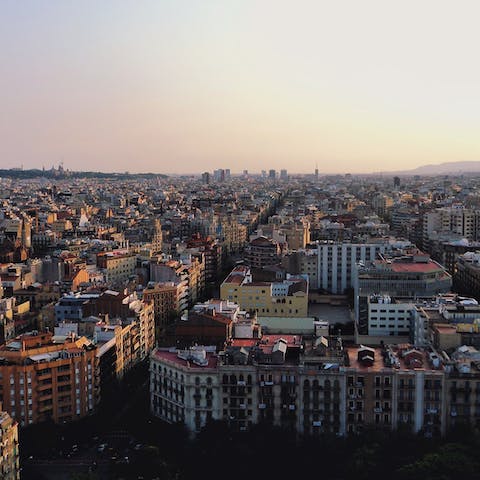Stay in Barcelona's exciting Eixample district