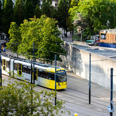 Catch a nearby tram to easily get to the many cultural attractions around the city