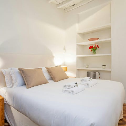 Sleep soundly within the building's historic walls
